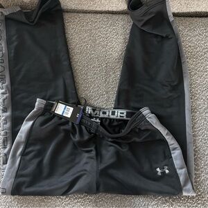 Under Armour Black and Gray Performance Leggings